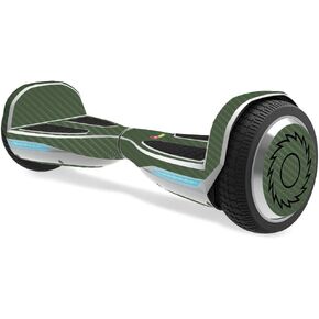 MightySkins Carbon Fiber Skin for Razor Hovertrax 1.5 Hover Board - Blue | Protective, Durable Textured Carbon Fiber Finish | Easy to Apply, Remove, and Change Styles | Made in The USA