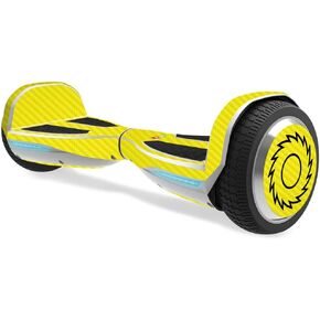 غلاف من ألياف الكربون من MightySkins لشفرات الحلاقة Hovertrax 1.5 Hover Board - أزرق | لمسة نهائية واقية ومتينة من ألياف الكربون | سهل التطبيق والإزالة وتغيير الأنماط | صنع في الولايات المتحدة الأمريكية