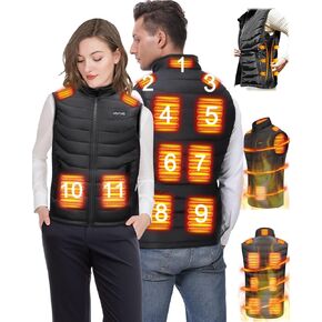 Heated Vest for Women Men - Upgrade Electric Charging Vest Rechargeable Warming Heat Vest