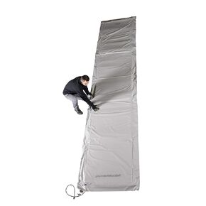 Powerblanket MD0320G Xtreme Gray Alloy Heated Concrete Blanket - 3' x 20' Heated Dimensions - 4' x 21' Finished Dimensions