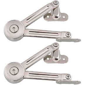 2 Packs [Upgraded] Qrity Cabinet Cupborad Furniture Door Lift Stay Support Hinge Damper - Support Up to 20KG - Opening Angle 75°/90°/110° - Come with Hex Key