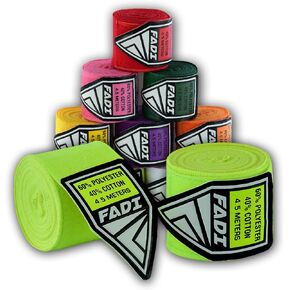 Elastic 180 inch Boxing Handwraps | Mexican Style 4.5m Inner Boxing Gloves Martial Arts Wraps for Men & Women - Ideal for Boxing, MMA, Kickboxing, Muay Thai