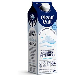 Ultra Concentrated Liquid Laundry Detergent Soap, 192 loads (96 oz), Long Lasting Scent, 90% Less Plastic, No Harsh Chemicals, Juniper Sandalwood, Defeats Stains & Odors, HE/Standard Compatible