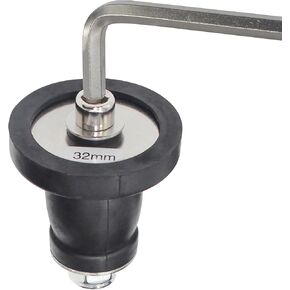 Expandable Mechanical Seal, Cleanout Pipe Plug-Rubber Expansion Scupper Plugs & Removable Stainless Steel Allen Wrench Handle,1-7/8 to 2-1/4 in Sewer Cap Cover, Winterizing Pool Boat Plugs
