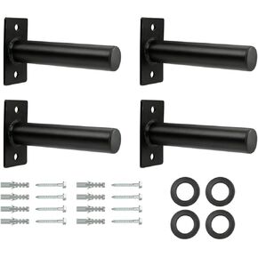 Wall Mounted Weight Plate Holder - Fit 2 Inch Weight Plates, Weight Plate Rack for Home Gym, Max Weight Capacity 300 Lb, Mounting Hardware Included