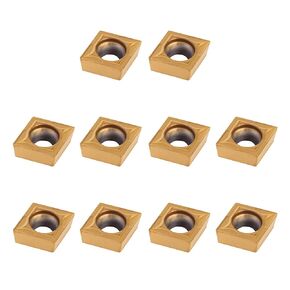 Carbide Turning Inserts, CCMT09t304 CCMT32.5 Accusize 3D Printer Parts & Accessories Carbide Lathe Inserts CNC Carbide Inserts Blade Cutter Metal Lathe Cutting Tool with Box