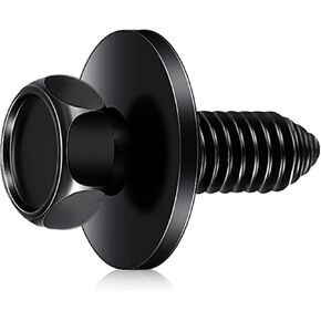 50 Pcs 5/16"-18 x 7/8" Indented Hex Head Body Bolts, Metal Fasteners Automotive Body Screws for Trucks Fender Bolt for Car in Kuwait