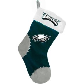FOCO Philadelphia Eagles 2017 NFL Basic Logo Plush Christmas Stocking