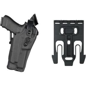 Safariland 6360RDS Level Three Retention Duty Holster, Red Dot Sight Compatible, STX Plain Black, Right Hand, Fits: Glock 17/22 Streamlight TLR 2