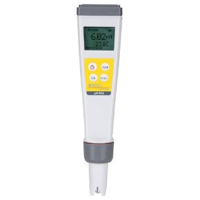 JENCO Vision Plus Series pH619 Premium Waterproof pH & Temp Pocket Tester, Replaceable Probe, 0.01 pH Accuracy, 0.00~14.00 pH Range. Perfect for Hydroponic Growers, Pools & Spas, Ponds, and Aquarium