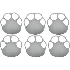 LiteMark 9 Inch Grey Elephant Footprint Floor Stickers Floors - Pack of 6 (3 Pairs) in Kuwait