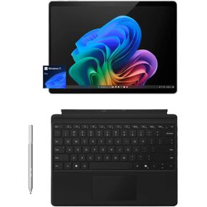 Microsoft Surface Pro 11 Bundle, 13" Copilot+ PC with Dune Pro Keyboard & Slim Pen, AI Tablet Essential Bundle for Surface Pro 11, 16GB RAM, 512GB SSD, Win 11 Pro (Renewed)