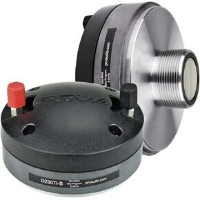 PRV AUDIO 1" Exit Screw-on Driver D230Ti-S 60 Watts 8 Ohm, Pro Audio Titanium Compression Driver for Replacement and Upgrade for Pro Audio Systems (Single)