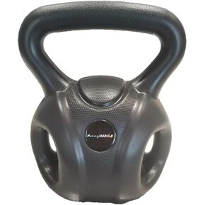15LB Kettlebell with 3 Handles | Multigrip for Strength Training, Home Gym, Core Workouts, Full-Body Fitness, Cardio, Weightlifting, and Functional Training - Versatile and Durable Design.