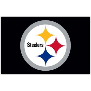 FANMATS 31679 NFL - Pittsburgh Steelers HiDef Rookie Mat|Primary Logo|18 x 30 inches