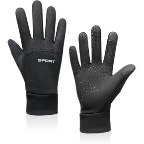 SCORYULE Winter Cycling Gloves, Bike Gloves for Men Women, Touch Screen Gloves, Waterproof, Windproof and Anti-Slip for Running, Biking, Workout(XL)