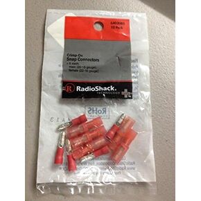 Crimp-On Snap Connectors (10-Pack)