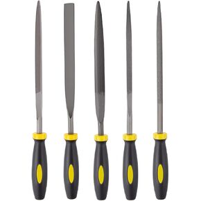 5PCS Small File Set 5x180mm Woodworking Runt Small File Sanding Tool High Carbon Steel for Woodworking Blade Sharpening Machine Tool