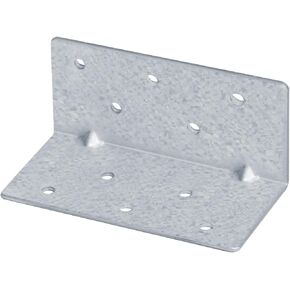 20 Pcs 3-3/8" x 1-5/8" x 1-5/8" L Right Angle Bracket, 90 Degree Reinforcing Rib Corner Brace