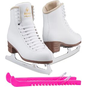Jackson Ultima Mystique Figure Ice Skates for Women and Girls Bundle with Guardog Skate Guards