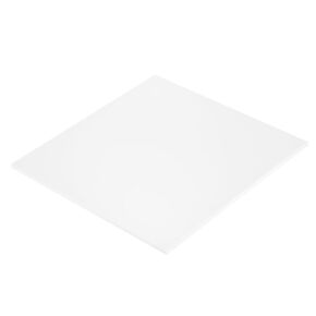 MECCANIXITY ABS Plastic Sheet 10 Inch x 10 Inch x 0.2 Inch ABS Styrene Sheets for Building Model DIY Crafts Panel White
