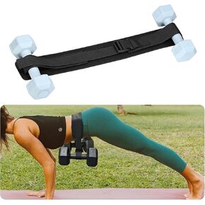 All-in-One Hip Thrust Belt for Dumbbells, Kettlebells, and Plates - Enhanced Hip Protection, Slip-Resistant Padding - Ideal for Gym, Home, and On-the-Go Workouts