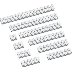 TETRIX Robo-Rails, Versatile Building Beams for Robotics, 8 mm Grid Pattern, Compatible with TETRIX Building Elements