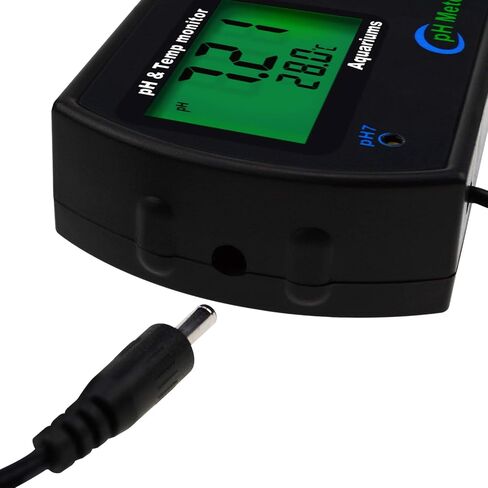 2-in-1 Combo pH & Temperature Meter Water Quality Tester Replaceable BNC pH Electrode for Aquariums Hydroponics Tanks Aquaculture Laboratory in Kuwait