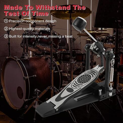 Bass drum pedal,Double chain pedal,Single pedal hammer, bass drum pedal hammer, drum practice instrument accessories in Saudi Arabia