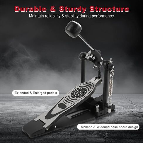 Bass drum pedal,Double chain pedal,Single pedal hammer, bass drum pedal hammer, drum practice instrument accessories in Saudi Arabia