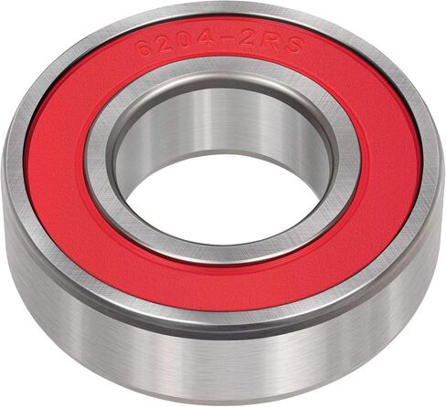 10 PCS 6203-2RS Double Sealed Deep Groove Ball Bearings, 17x40x12mm, Pre-Lubricated with Double Red Rubber Seal & High RPM Support 6203DDU 6203VV in Kuwait