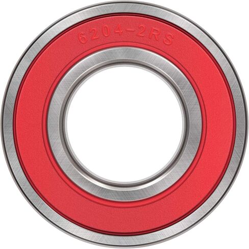 10 PCS 6203-2RS Double Sealed Deep Groove Ball Bearings, 17x40x12mm, Pre-Lubricated with Double Red Rubber Seal & High RPM Support 6203DDU 6203VV in Kuwait