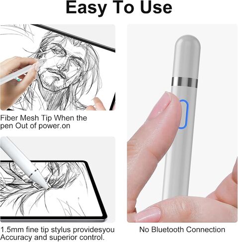 Stylus Pens for Touch Screens,Universal Fine Point Stylus for iPad, iPhone, iOS/Android Smart Phone Tablets, Active Stylus Stylist Pencil Precise Writing/Drawing-Christmas Elk Cartoon in Saudi Arabia