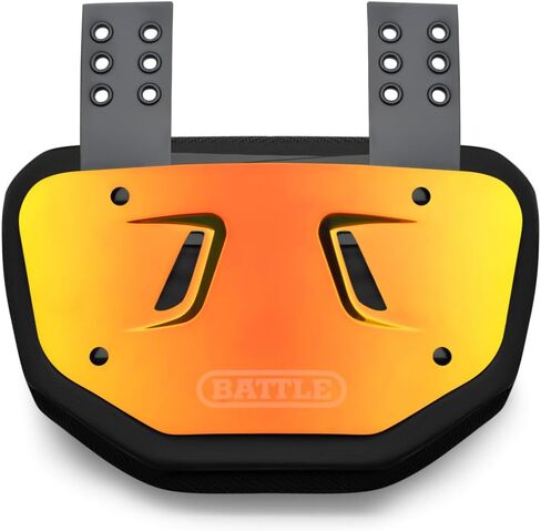 لوحة عظمية خلفية منشورية من Battle Sports - لوحة خلفية، واقي خلفي لأسفل الظهر، غلاف خارجي صلب وإسفنج محيطي، معدات كرة قدم حماية عالية التأثير in Kuwait