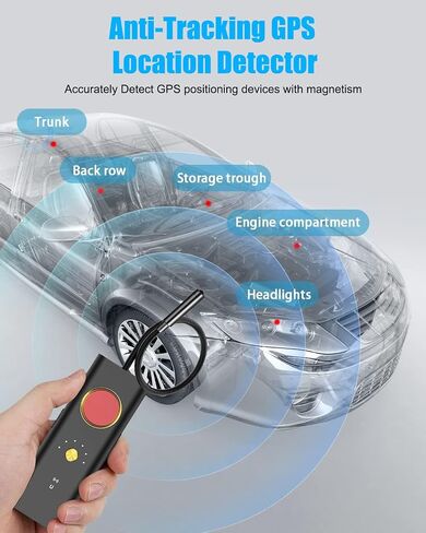 Premium Camera Detectors and Bug Detector, Camera Detector for Hotels, GPS Tracker Detector, RF Detector, 4 Pro Modes, 5 Levels Sensitivity, 28H Working Time, Spy Camera Detector in Saudi Arabia