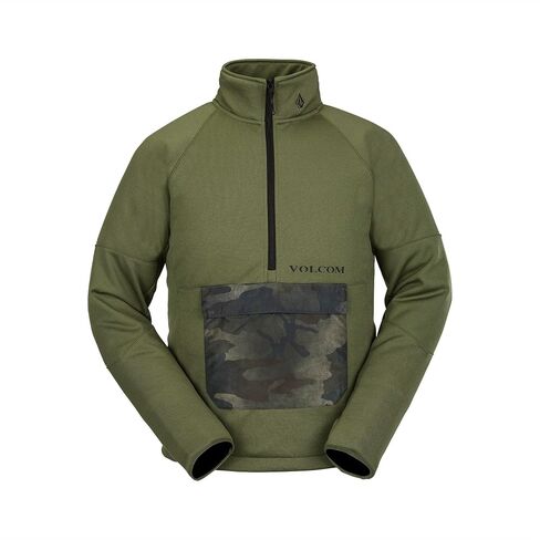 Volcom Men's Tech Fleece Snowboard Ski 1/2 Zip Baselayer in Saudi Arabia