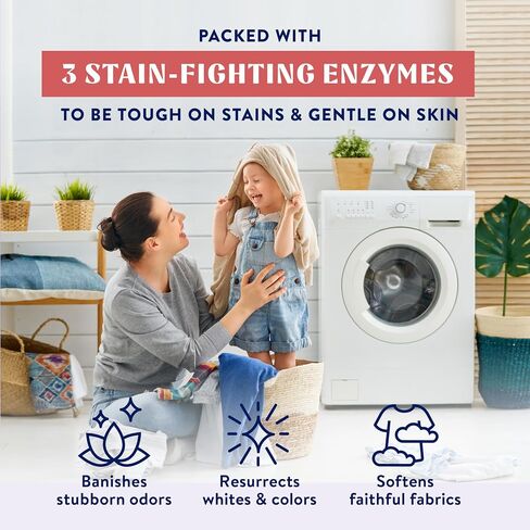 Ultra Concentrated Liquid Laundry Detergent Soap, 192 loads (96 oz), Long Lasting Scent, 90% Less Plastic, No Harsh Chemicals, Juniper Sandalwood, Defeats Stains & Odors, HE/Standard Compatible in Saudi Arabia