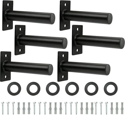 Wall Mounted Weight Plate Holder - Fit 2 Inch Weight Plates, Weight Plate Rack for Home Gym, Max Weight Capacity 300 Lb, Mounting Hardware Included in Saudi Arabia