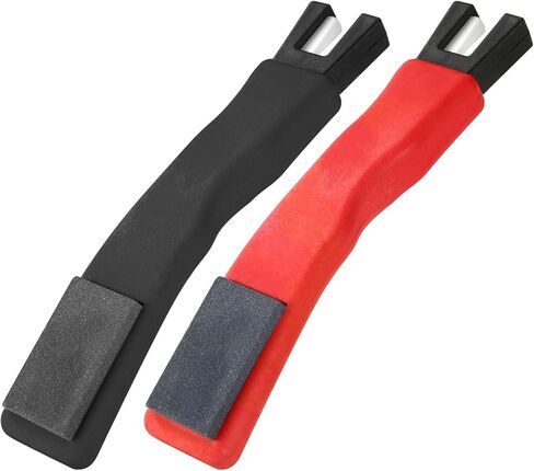 2pcs Ice Skate Sharpener, Ice Skate Blade Sharpener Hockey Skate Sharpener Ice Skate Blade Sharpening Tool Hockey Skate Blade Sharpener Hockey Accessories for Hockey Skates in Kuwait