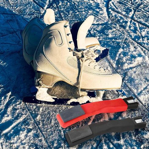 2pcs Ice Skate Sharpener, Ice Skate Blade Sharpener Hockey Skate Sharpener Ice Skate Blade Sharpening Tool Hockey Skate Blade Sharpener Hockey Accessories for Hockey Skates in Kuwait