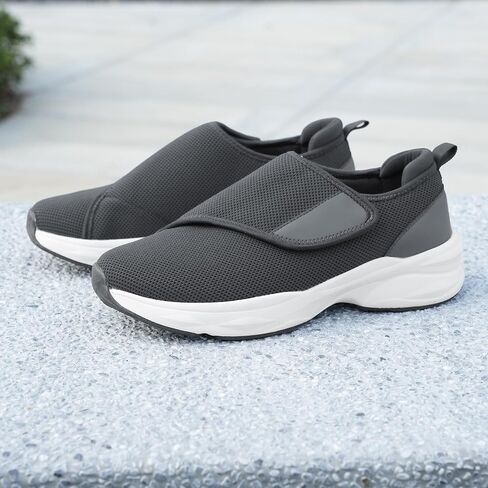 Men Orthopedic Diabetic Walking Shoes Edema Shoes for Swollen Feet in Kuwait