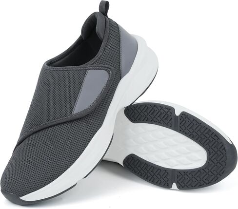 Men Orthopedic Diabetic Walking Shoes Edema Shoes for Swollen Feet in Kuwait