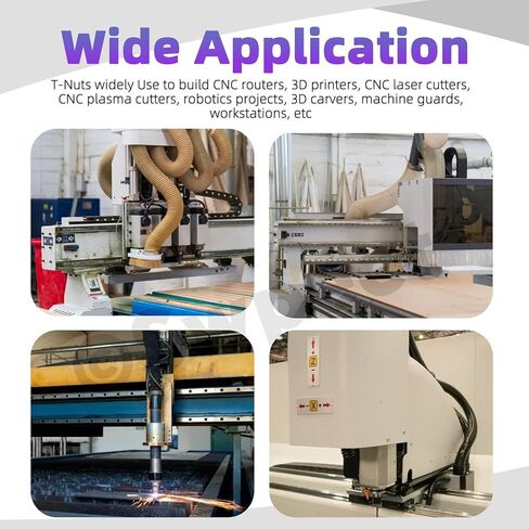 Swpeet 48 قطعة 2020 سلسلة الكربون الصلب المطلي بالنيكل لفة في الربيع T الجوز M3 M4 M5 M6 مجموعة متنوعة، المكسرات فتحة T، لفة الكرة المكسرات المرنة لسلسلة 2020 الألومنيوم النتوء السكك الحديدية in Kuwait
