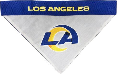 Pets First NFL Chicago Bears Reversible Bandana Size XX-Large for Dogs & Cats. 2 Sided Sports Bandana, Premium Embroidery Team Logo, Many NFL Teams Available in Saudi Arabia