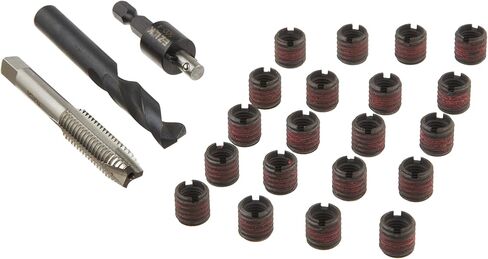 حشوات مترابطة من E-Z LOK للمعادن؛ طقم التثبيت؛ الكربون الصلب. تتضمن 5/16-24 حشوة جدارية رفيعة، ومثقاب، وصنبور، وأداة تركيب in Kuwait