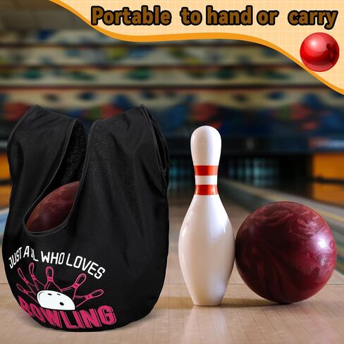 3 Pcs Bowling Ball Polisher Gifts Microfiber Bowling Seesaw Bag with 10'' x 8'' Bowling Towel Shammy Pad Bowling Accessories for Bowlers Women Bowling Lovers in Kuwait