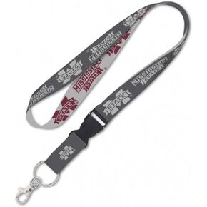 WinCraft Mississippi State Bulldogs Premium Lanyard W/Detachable Buckle