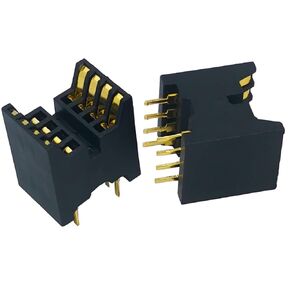 8 Pin Gold Plated DIP IC Test Socket Adaptor Solder Type Retention Contact 2.54mm Pin spacing, Row to Row Distance 7.62mm (5Pcs)