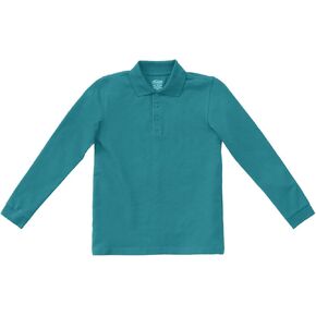 Classroom School Uniforms Kids Big Boys' Uniform Long Sleeve Pique Polo