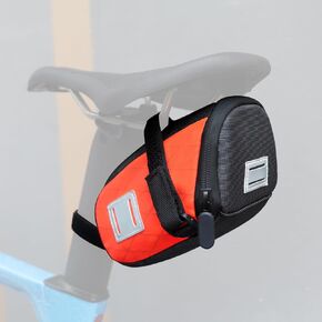 MEGHNA Bike Seat Bag Small Under Saddle Bag Storage Pouch Waterproof Bag Cycling Pack Universal Fit 1.3L Capacity Lightweight for Mountain Bike Road Bike (Green)